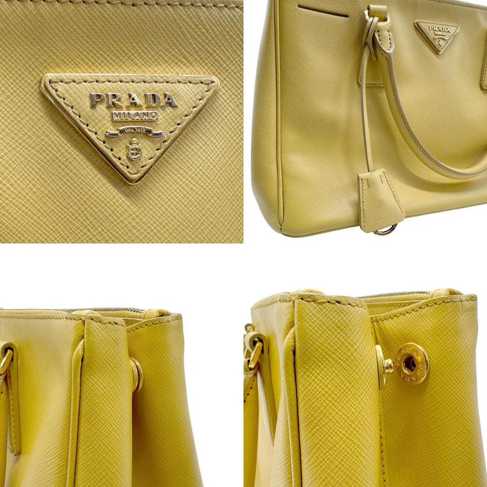 Prada Galleria handbag Saffiano leather Ananas Yellow - Picture 4 of 4